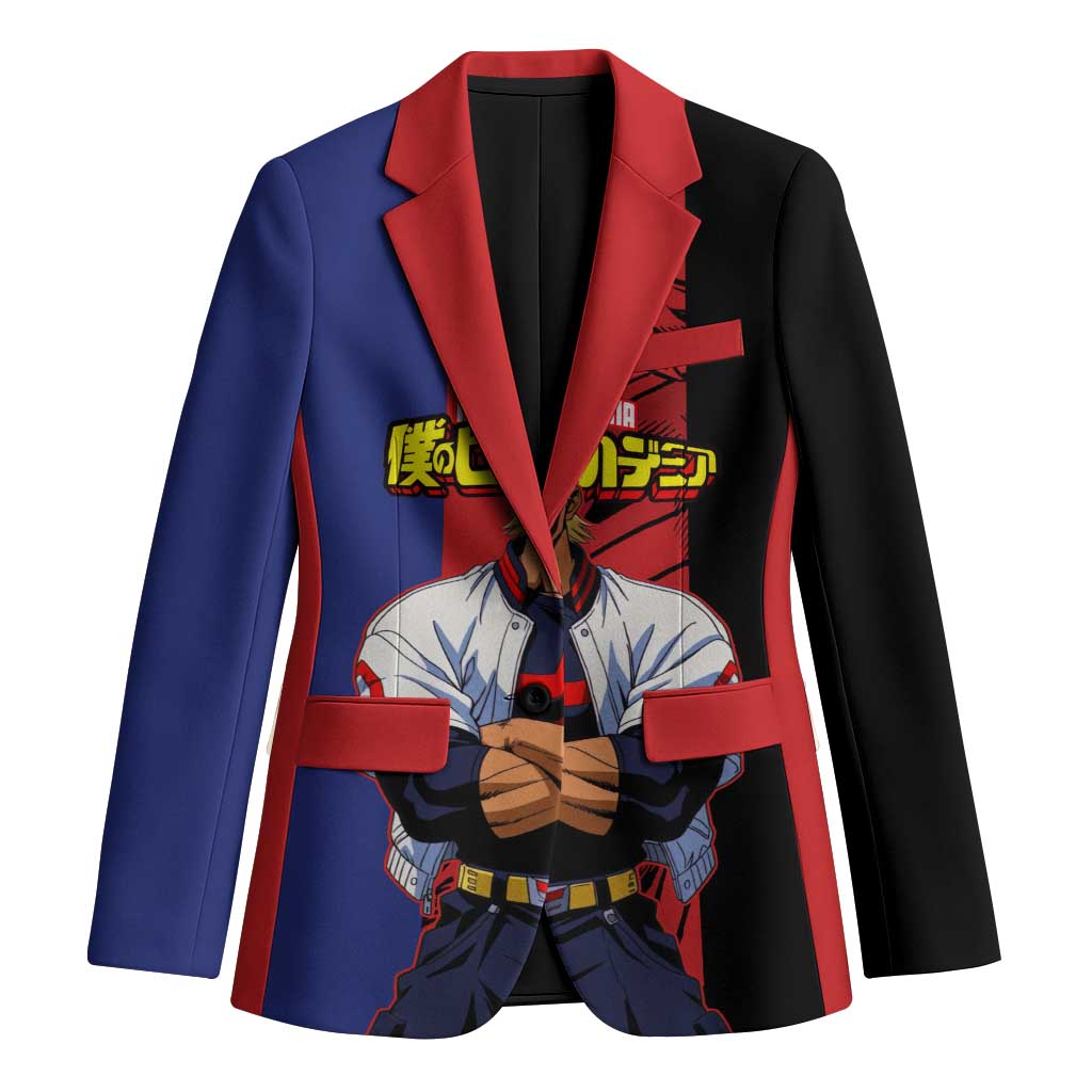 All Might My Hero Academia Blazer Red and Blue Theme - The Mazicc