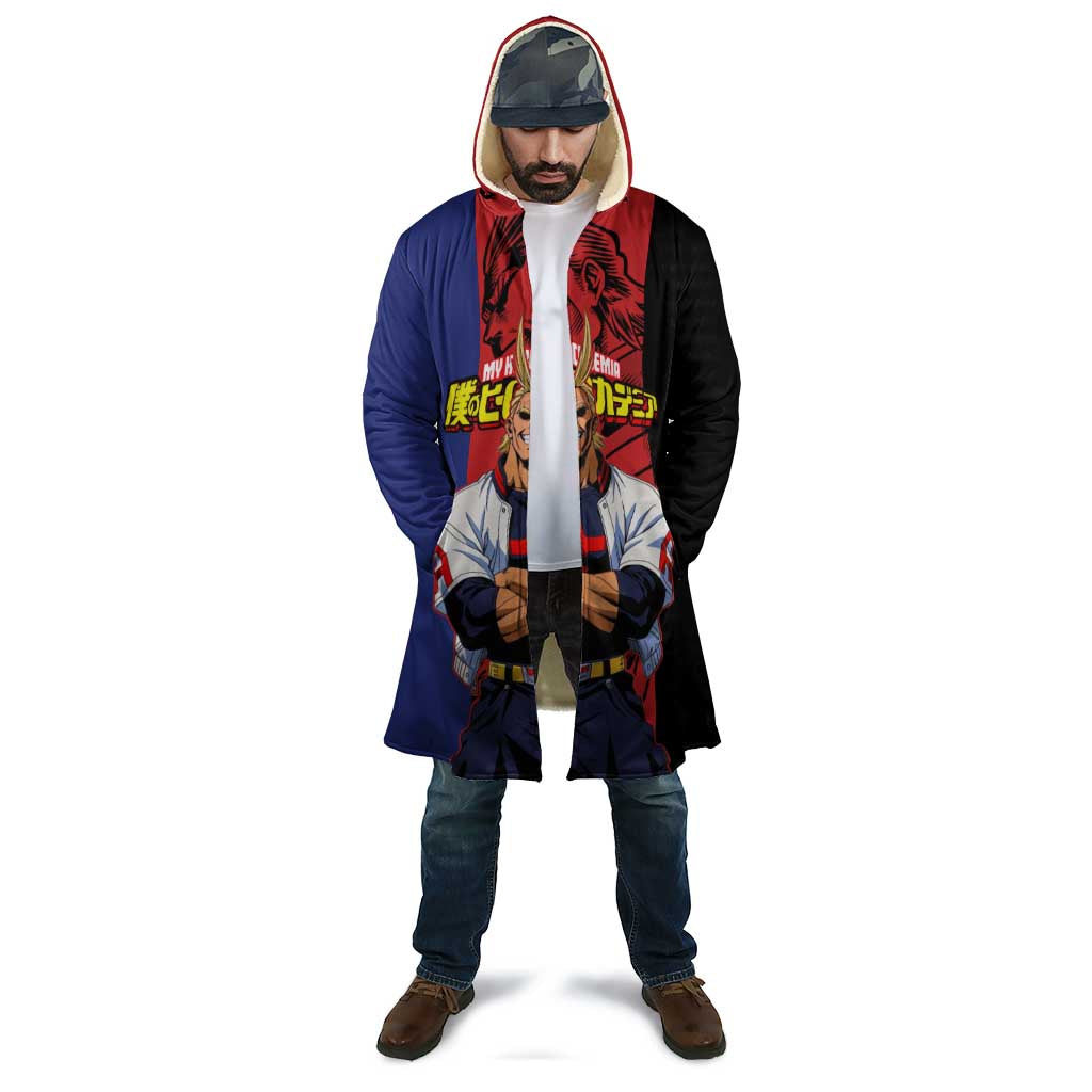 All Might My Hero Academia Cloak Red and Blue Theme - The Mazicc