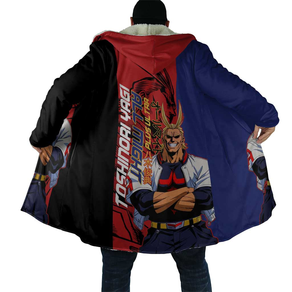 All Might My Hero Academia Cloak Red and Blue Theme - The Mazicc