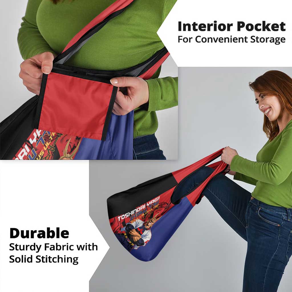 All Might My Hero Academia Grocery Bag Red and Blue Theme - The Mazicc