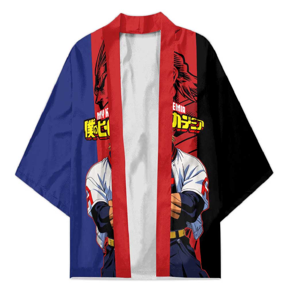 All Might My Hero Academia Kimono Red and Blue Theme - The Mazicc