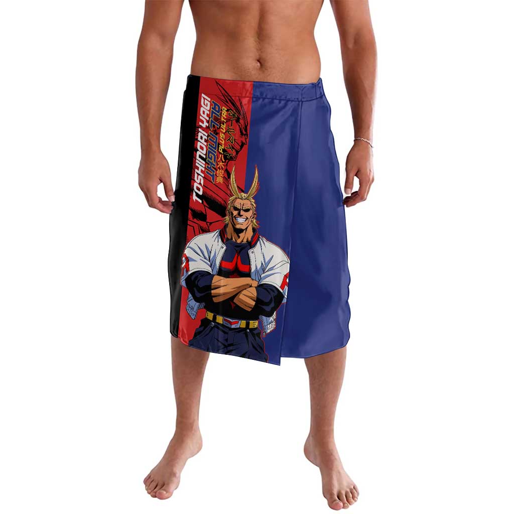 All Might My Hero Academia Lavalava Red and Blue Theme - The Mazicc