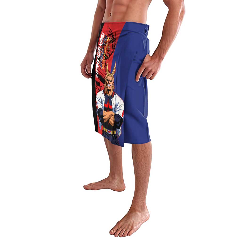 All Might My Hero Academia Lavalava Red and Blue Theme - The Mazicc