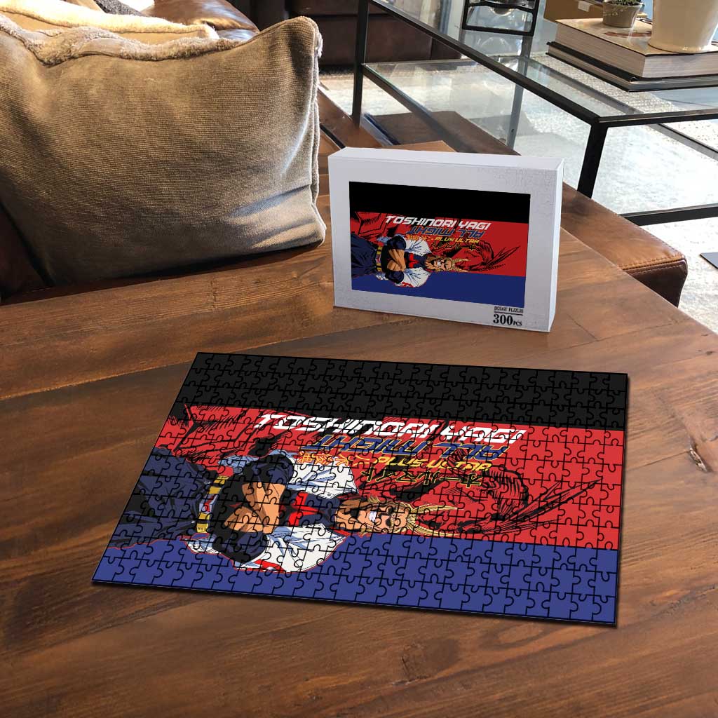 All Might My Hero Academia Puzzle Red and Blue Theme - The Mazicc