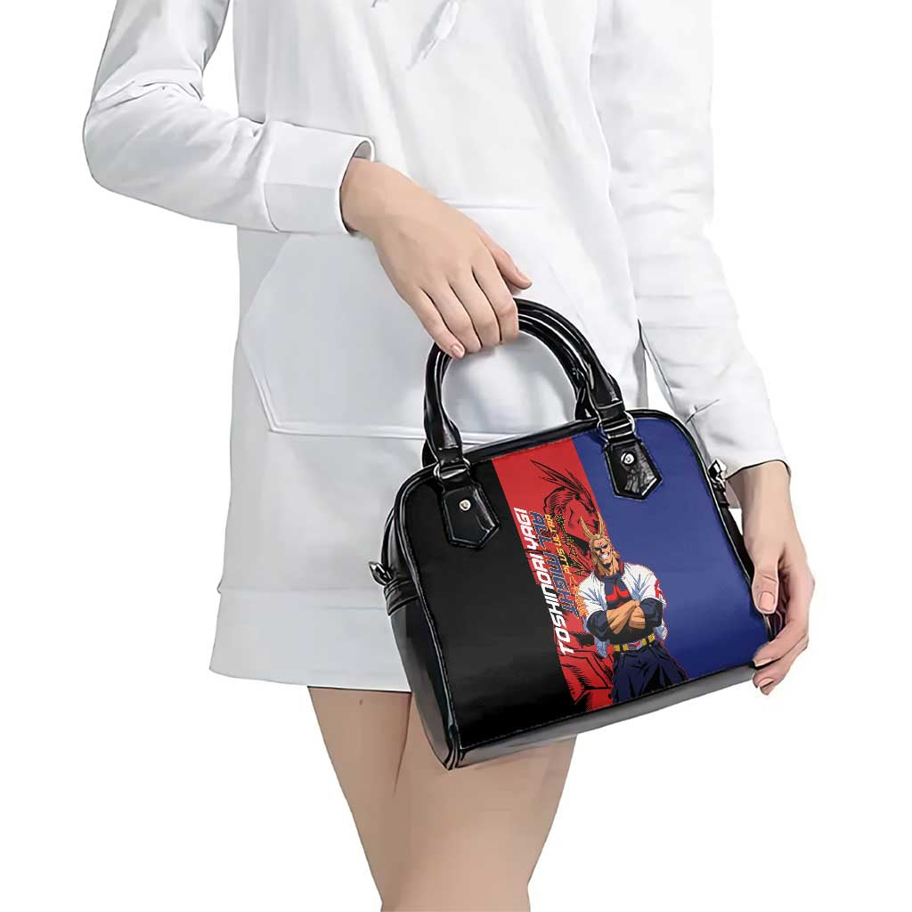 All Might My Hero Academia Shoulder Handbag Red and Blue Theme - The Mazicc