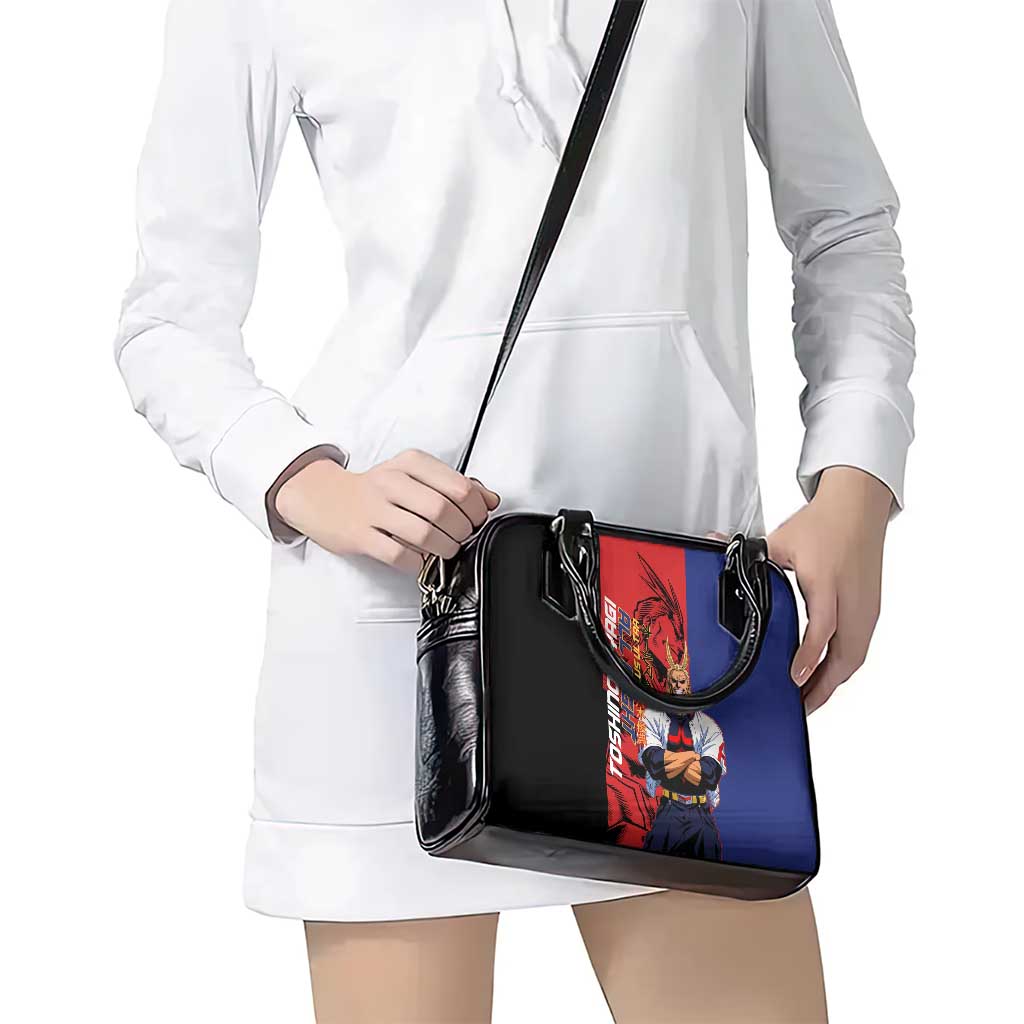 All Might My Hero Academia Shoulder Handbag Red and Blue Theme - The Mazicc
