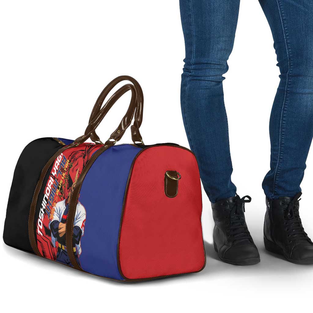 All Might My Hero Academia Travel Bag Red and Blue Theme - The Mazicc