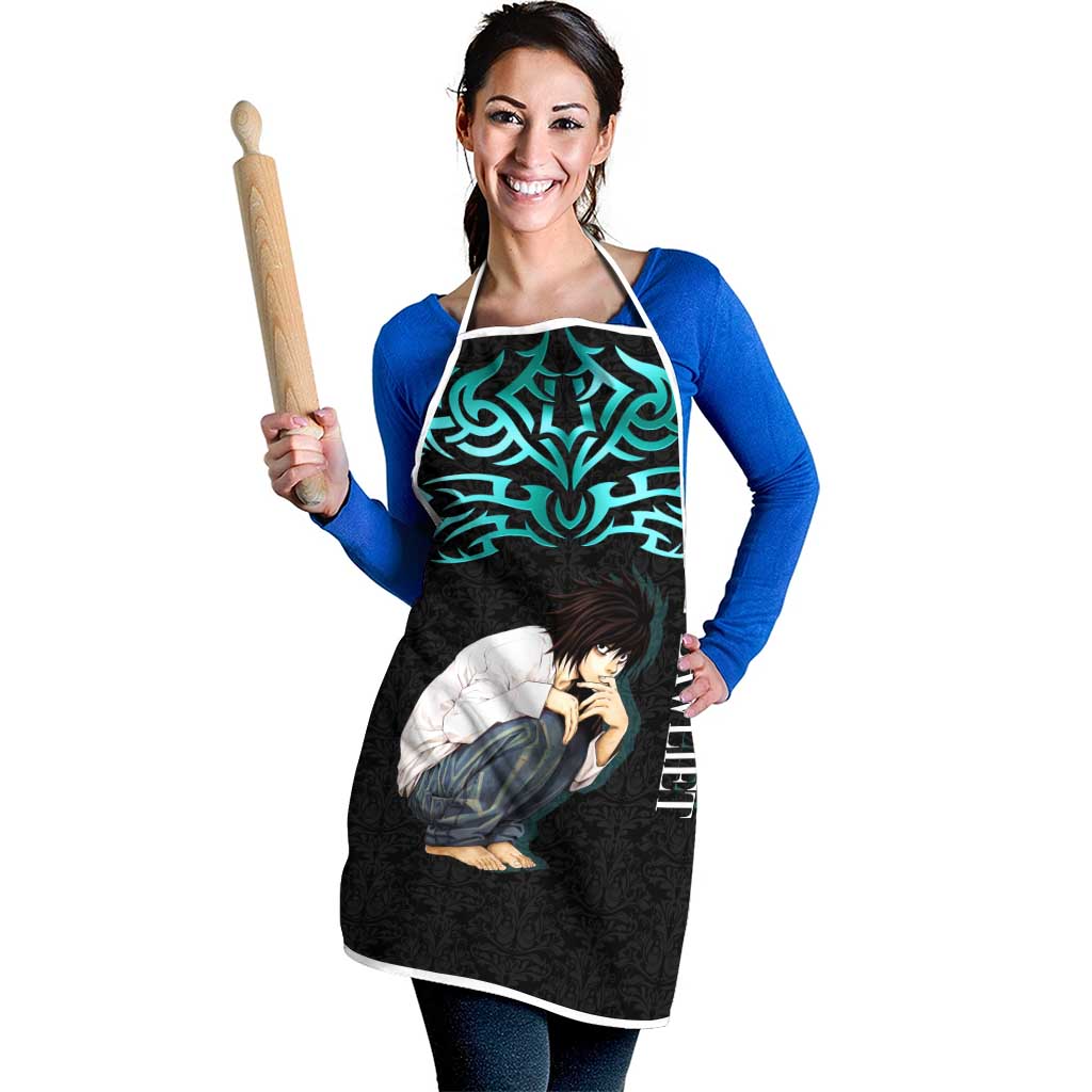 L Lawliet Death Note Apron Tribal Anime Fusion Style