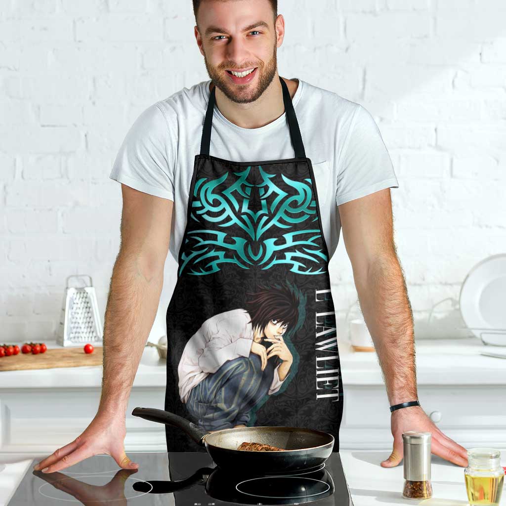 L Lawliet Death Note Apron Tribal Anime Fusion Style