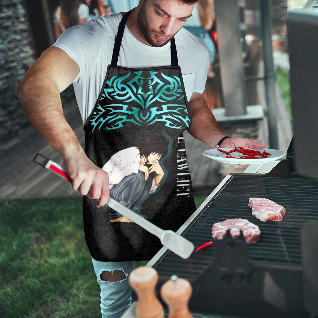 L Lawliet Death Note Apron Tribal Anime Fusion Style