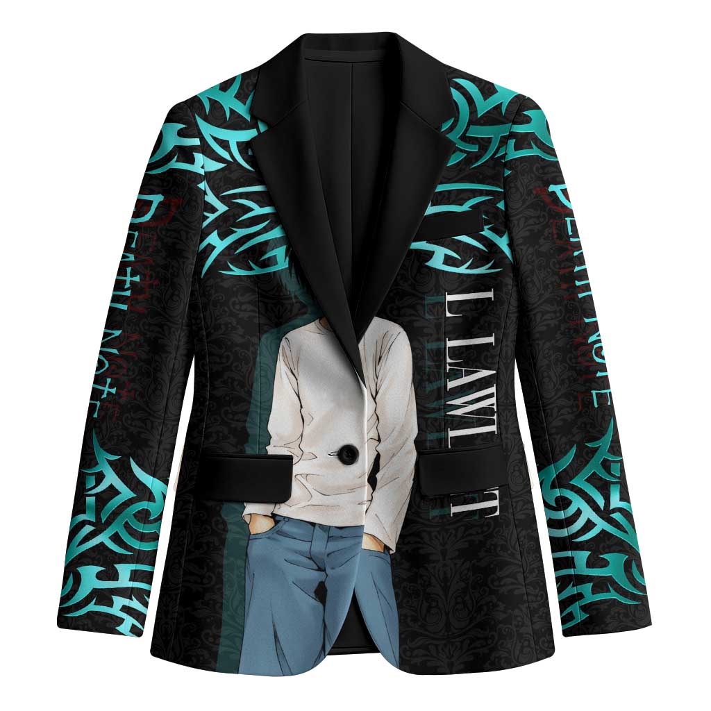 L Lawliet Death Note Blazer Tribal Anime Fusion Style