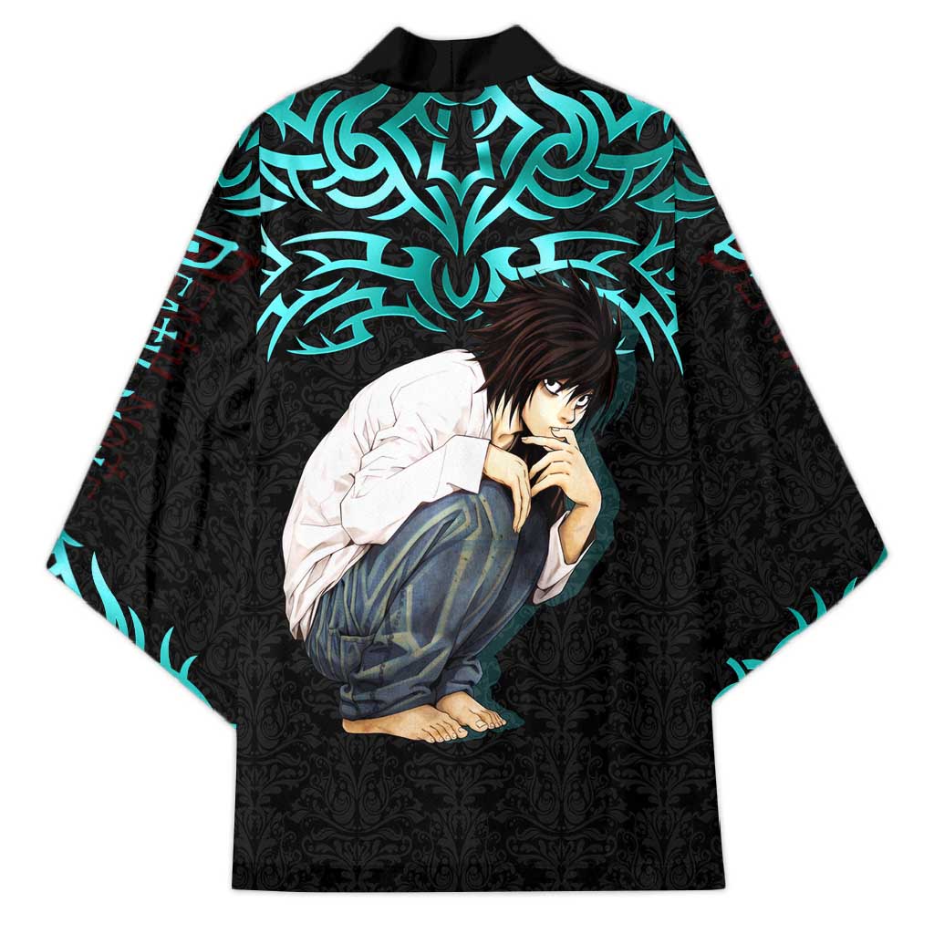 L Lawliet Death Note Kimono Tribal Anime Fusion Style