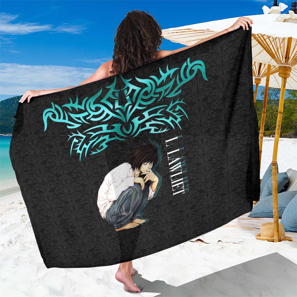 L Lawliet Death Note Sarong Tribal Anime Fusion Style