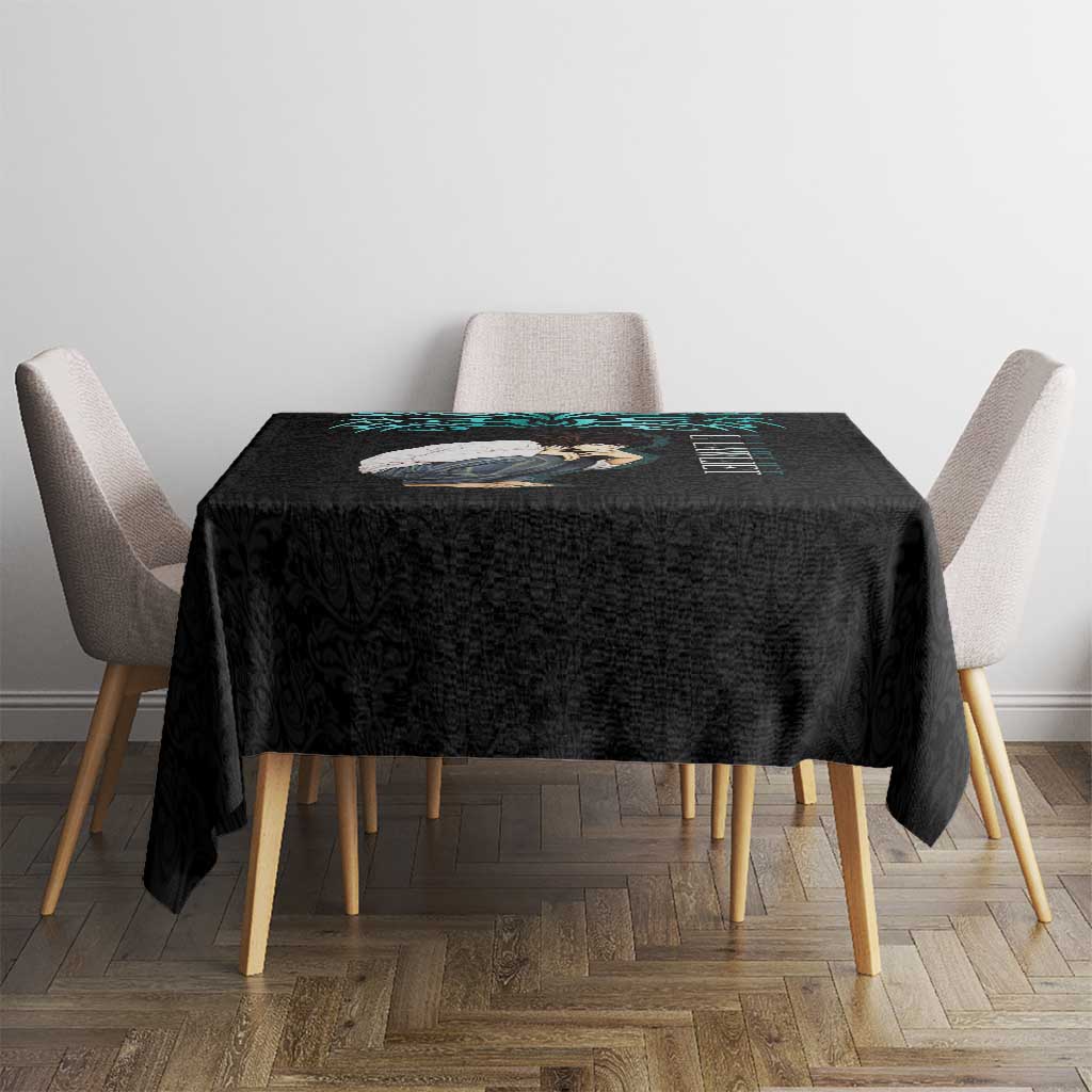 L Lawliet Death Note Tablecloth Tribal Anime Fusion Style