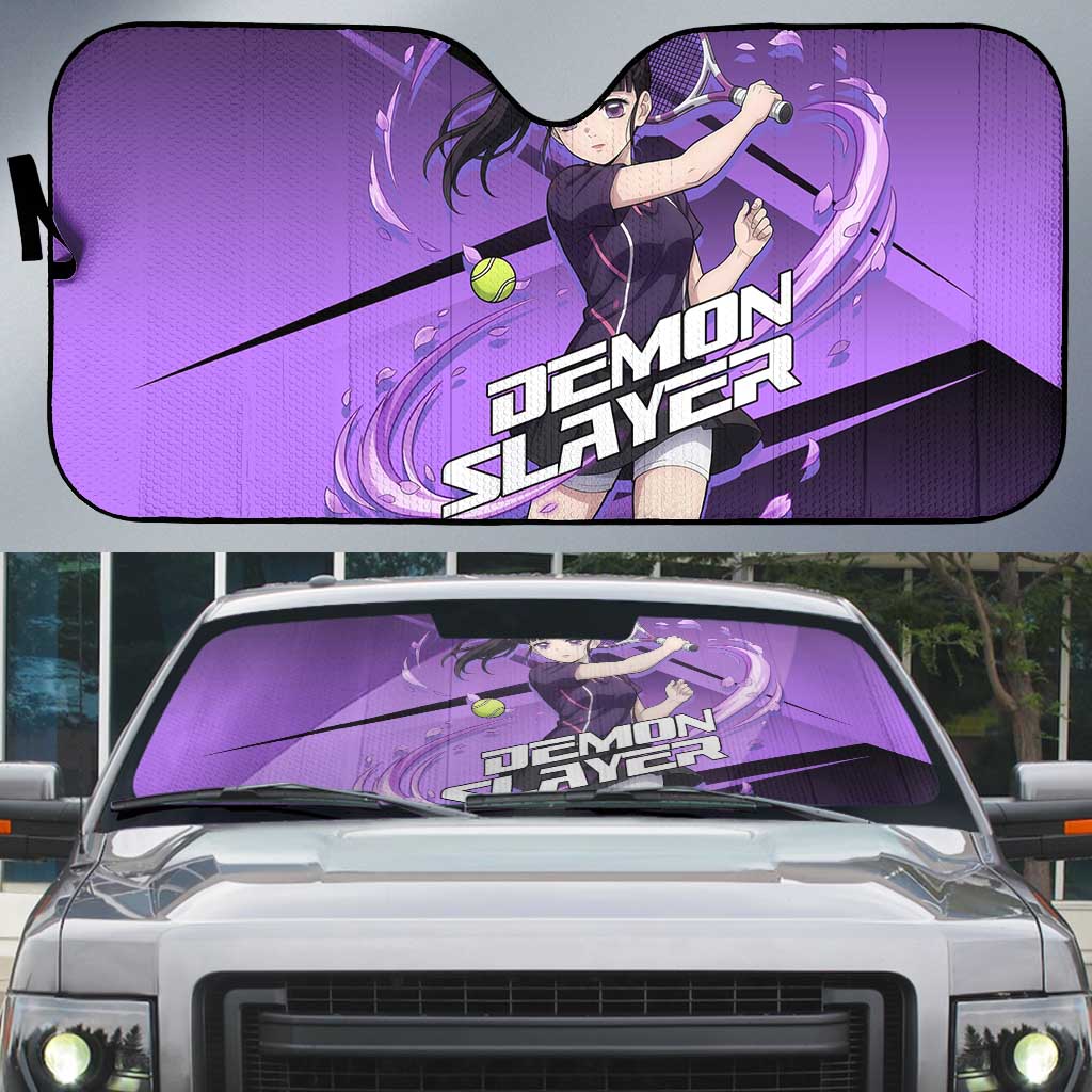 Kanao Tsuyuri Auto Sun Shade Demon Slayer Tennis Crossover Style