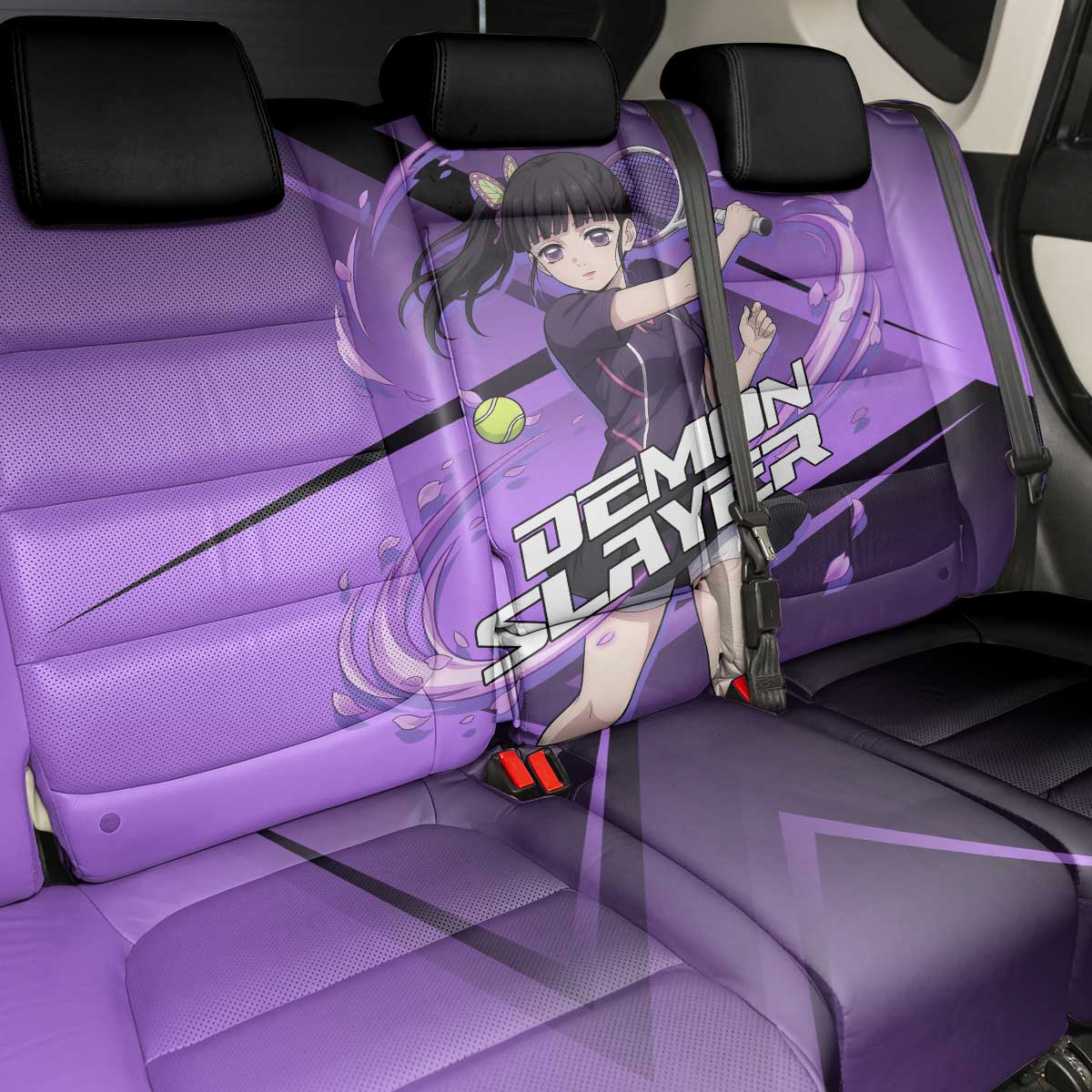 Kanao Tsuyuri Back Car Seat Cover Demon Slayer Tennis Crossover Style
