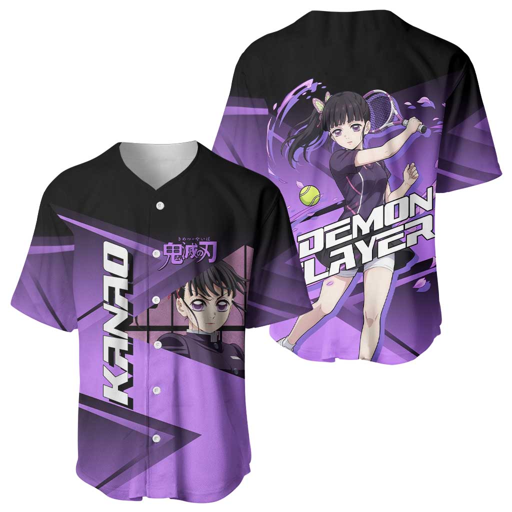 Kanao Tsuyuri Baseball Jersey Demon Slayer Tennis Crossover Style
