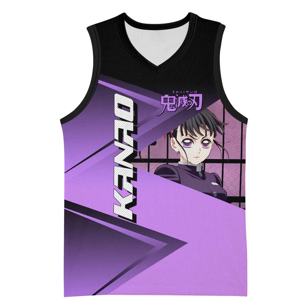 Kanao Tsuyuri Basketball Jersey Demon Slayer Tennis Crossover Style