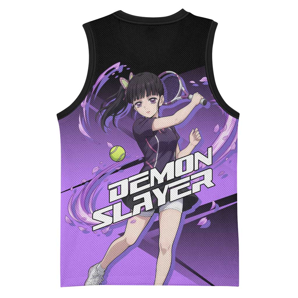 Kanao Tsuyuri Basketball Jersey Demon Slayer Tennis Crossover Style