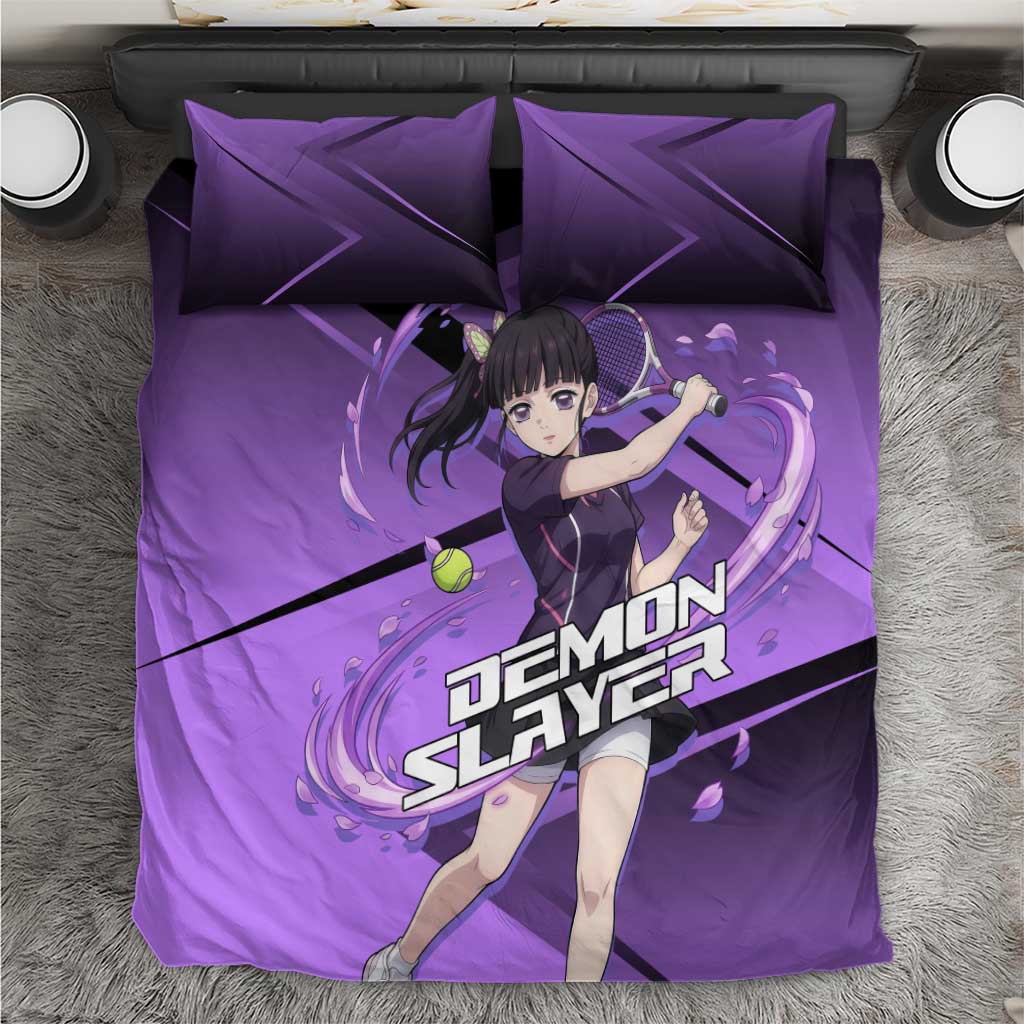 Kanao Tsuyuri Bedding Set Demon Slayer Tennis Crossover Style