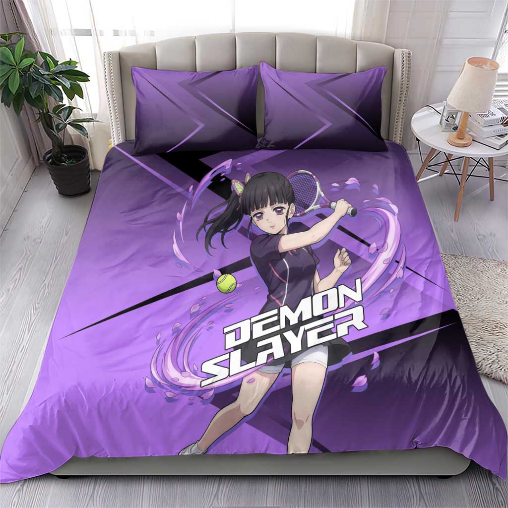 Kanao Tsuyuri Bedding Set Demon Slayer Tennis Crossover Style