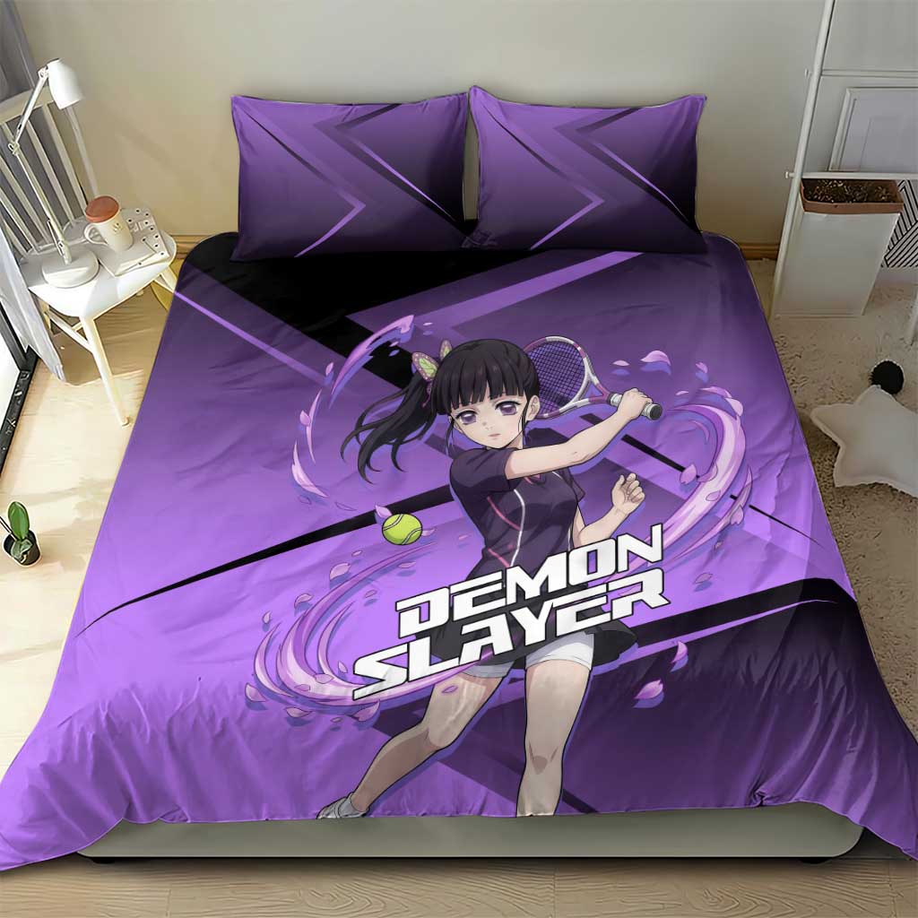 Kanao Tsuyuri Bedding Set Demon Slayer Tennis Crossover Style