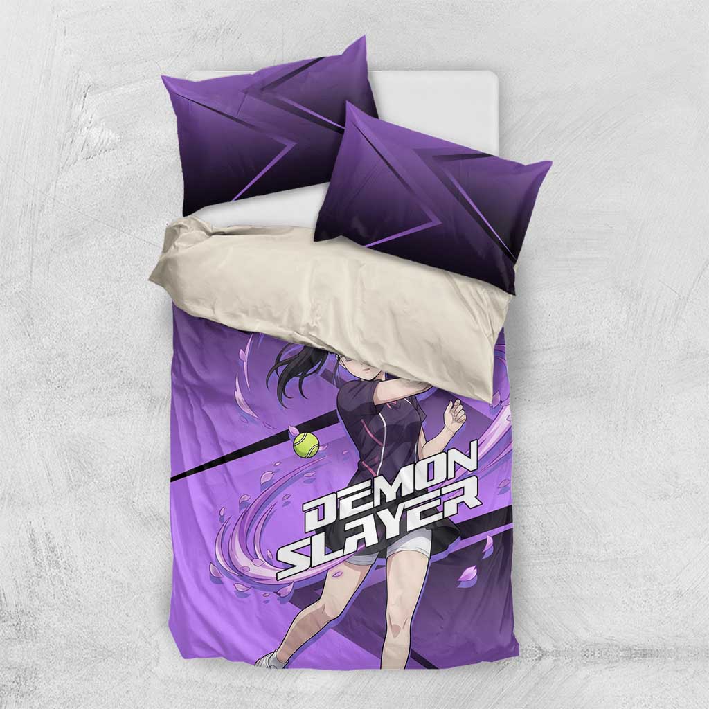 Kanao Tsuyuri Bedding Set Demon Slayer Tennis Crossover Style