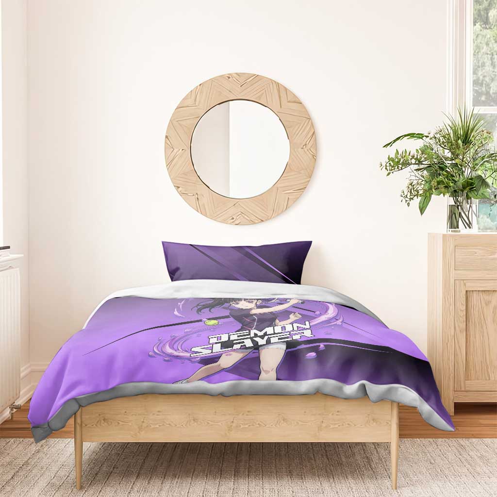 Kanao Tsuyuri Bedding Set Demon Slayer Tennis Crossover Style