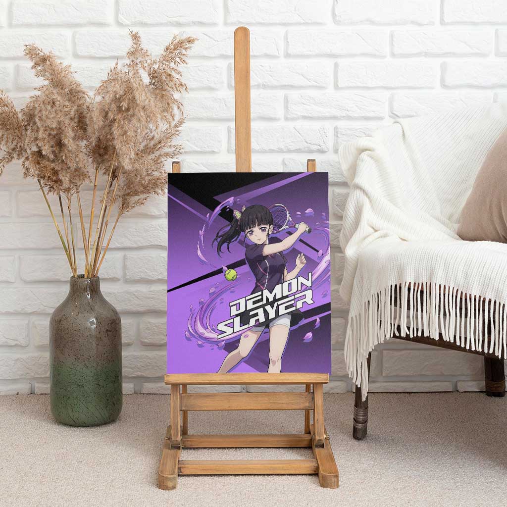 Kanao Tsuyuri Canvas Wall Art Demon Slayer Tennis Crossover Style