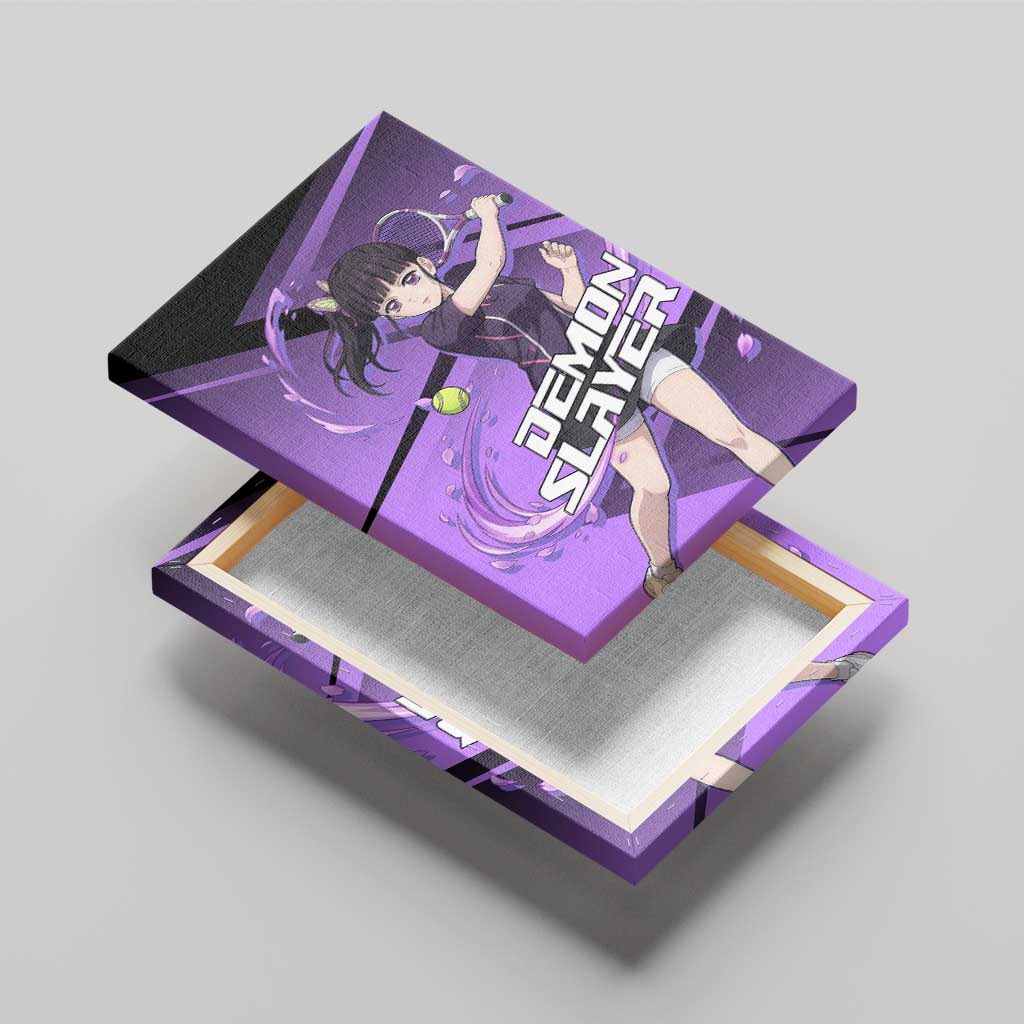 Kanao Tsuyuri Canvas Wall Art Demon Slayer Tennis Crossover Style