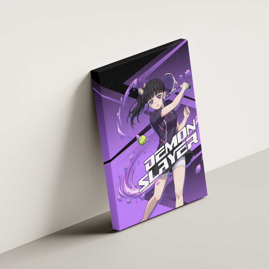 Kanao Tsuyuri Canvas Wall Art Demon Slayer Tennis Crossover Style