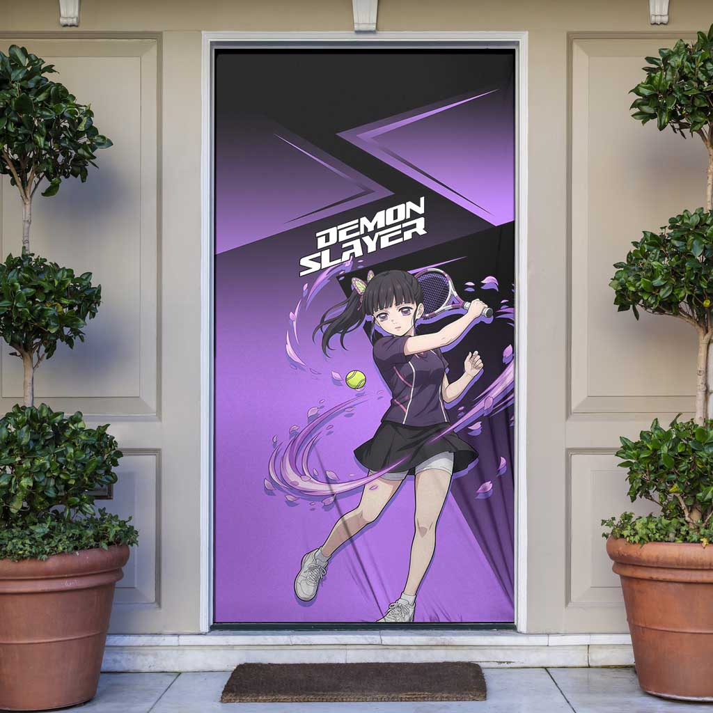 Kanao Tsuyuri Door Cover Demon Slayer Tennis Crossover Style