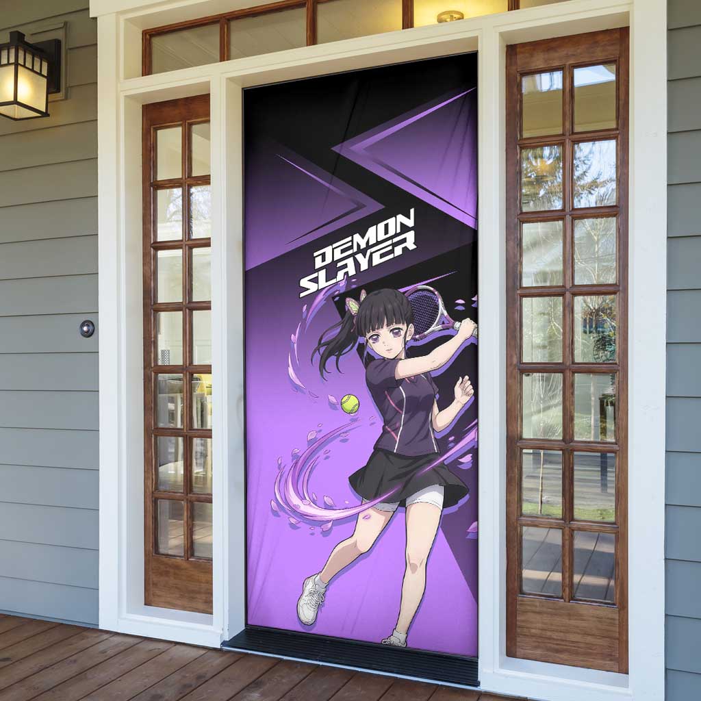 Kanao Tsuyuri Door Cover Demon Slayer Tennis Crossover Style