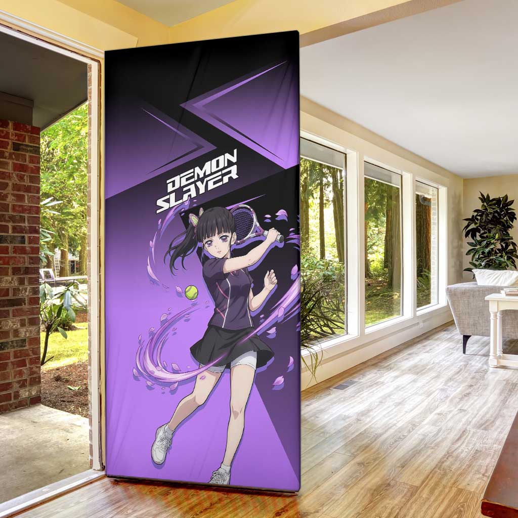 Kanao Tsuyuri Door Cover Demon Slayer Tennis Crossover Style