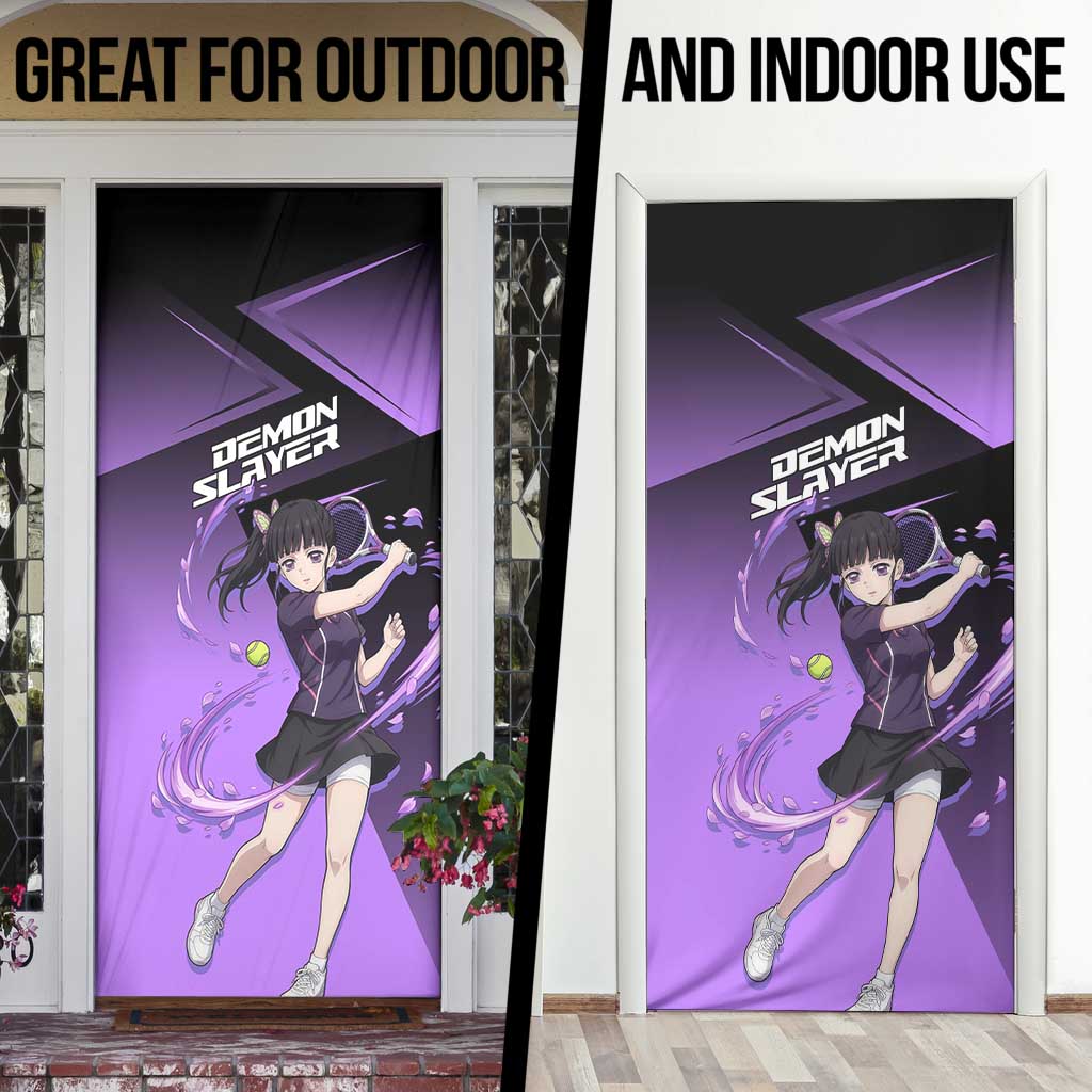 Kanao Tsuyuri Door Cover Demon Slayer Tennis Crossover Style