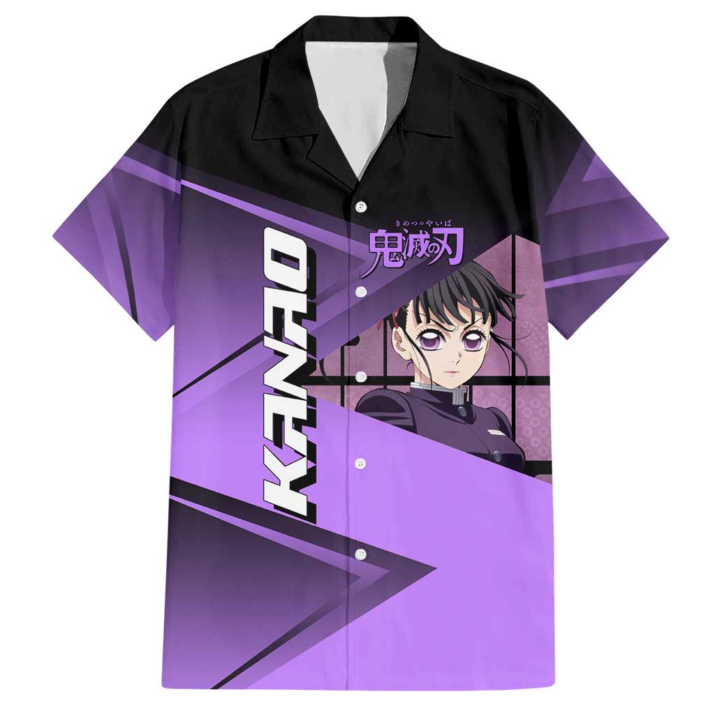 Kanao Tsuyuri Hawaiian Shirt Demon Slayer Tennis Crossover Style