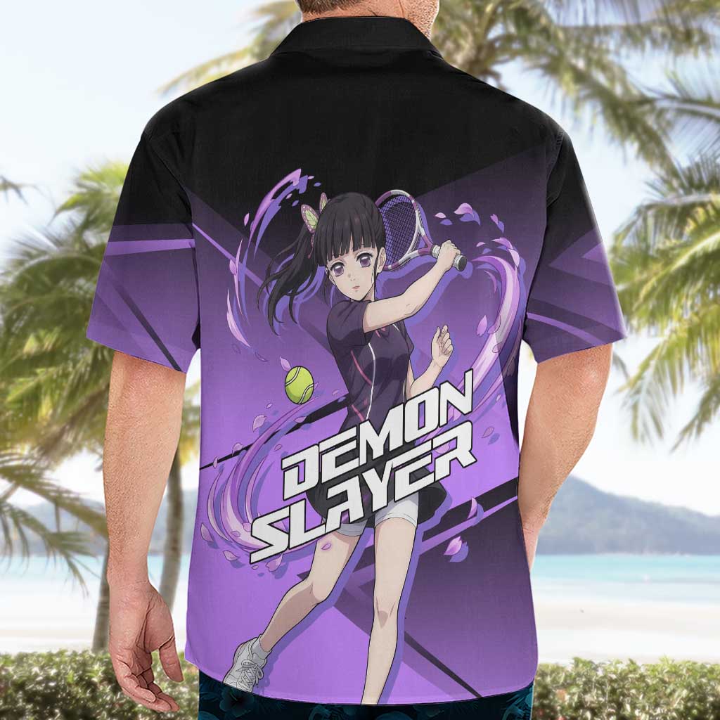 Kanao Tsuyuri Hawaiian Shirt Demon Slayer Tennis Crossover Style