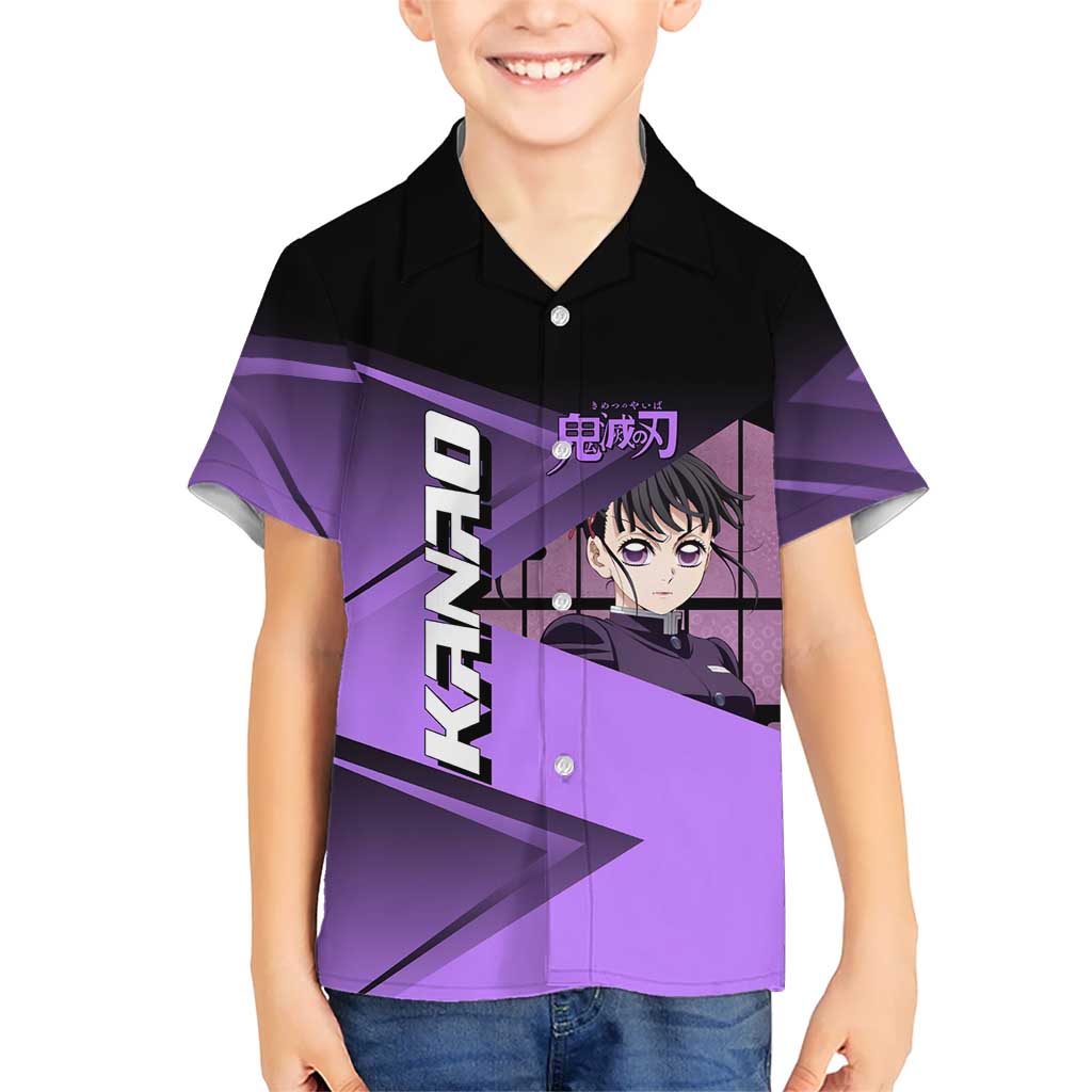 Kanao Tsuyuri Hawaiian Shirt Demon Slayer Tennis Crossover Style