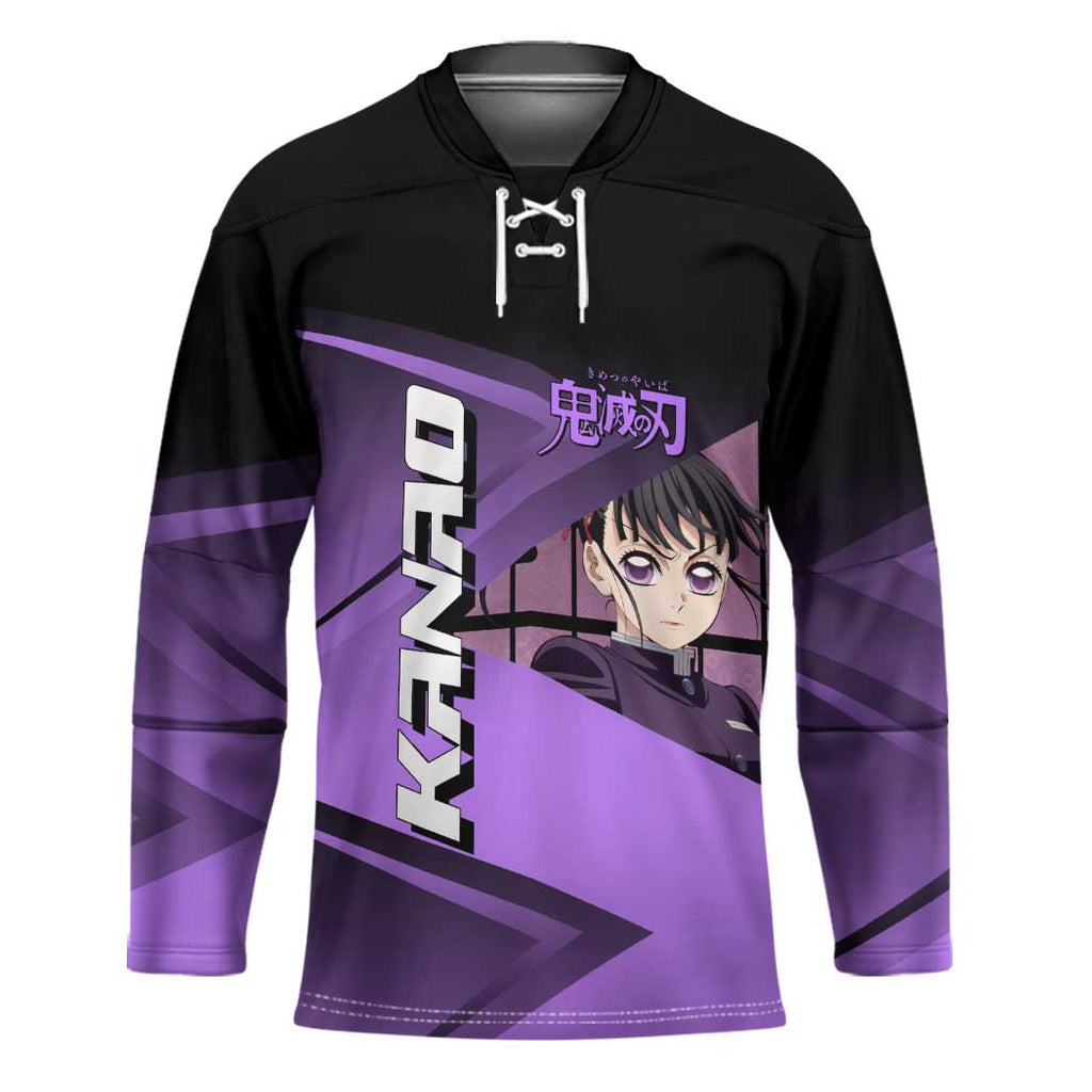 Kanao Tsuyuri Hockey Jersey Demon Slayer Tennis Crossover Style