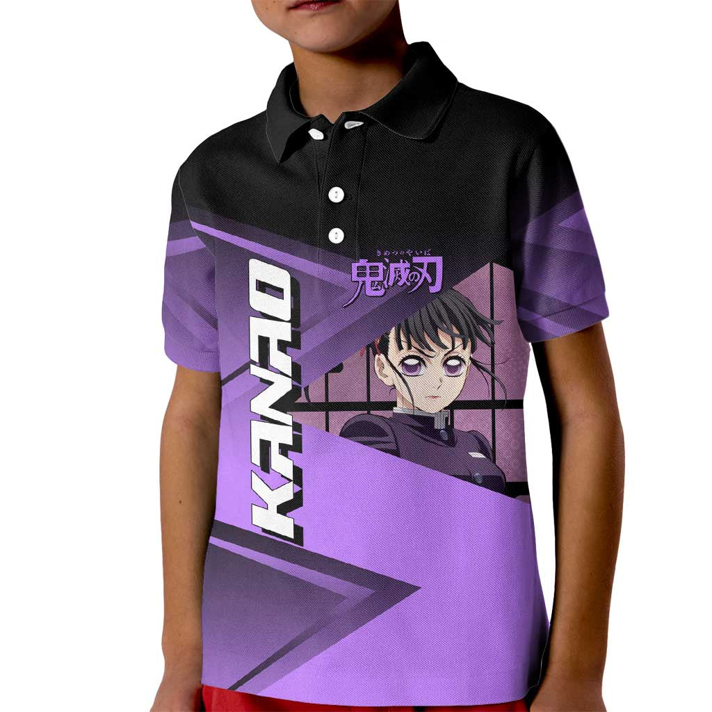 Kanao Tsuyuri Kid Polo Shirt Demon Slayer Tennis Crossover Style