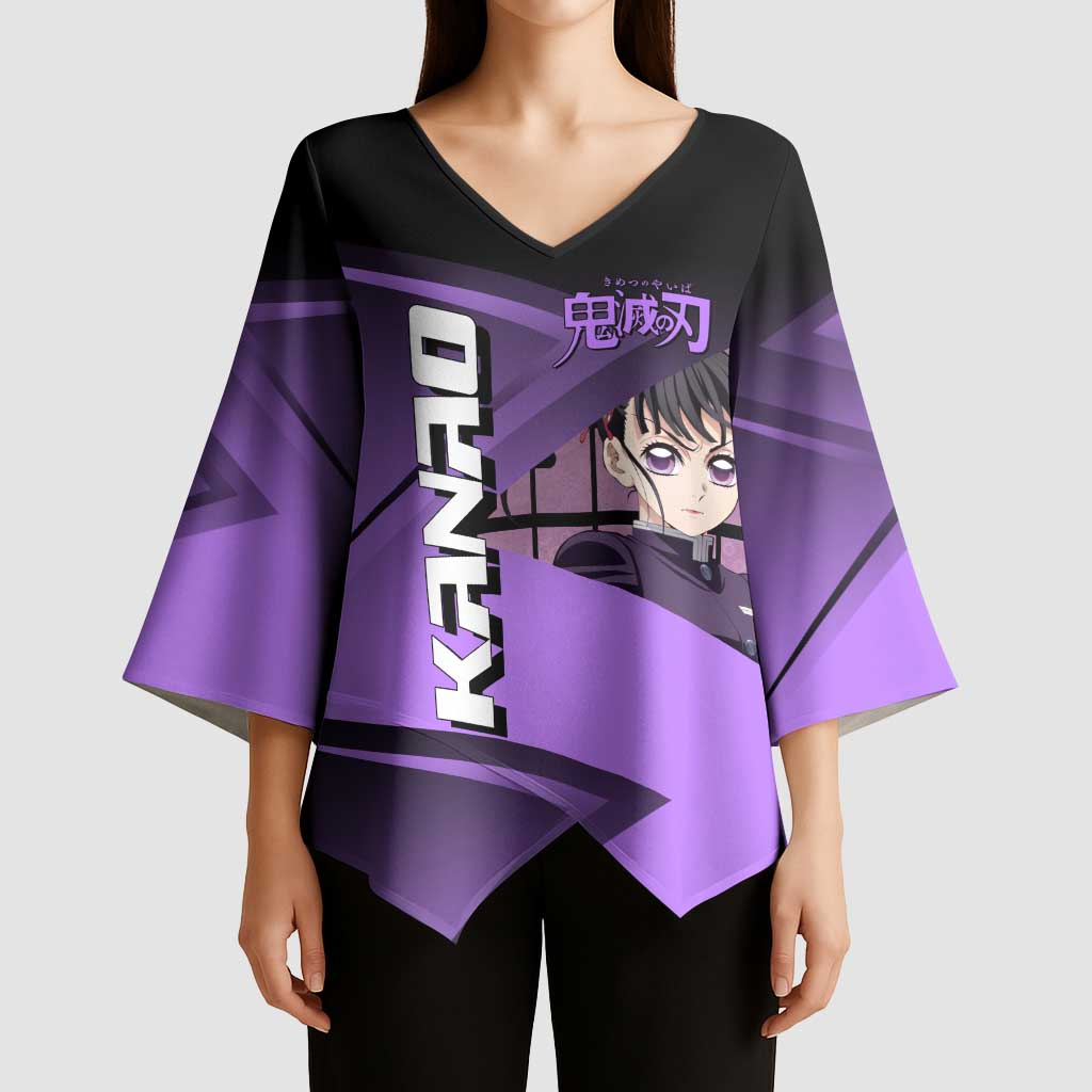 Kanao Tsuyuri Kimono Sleeve Blouse Demon Slayer Tennis Crossover Style