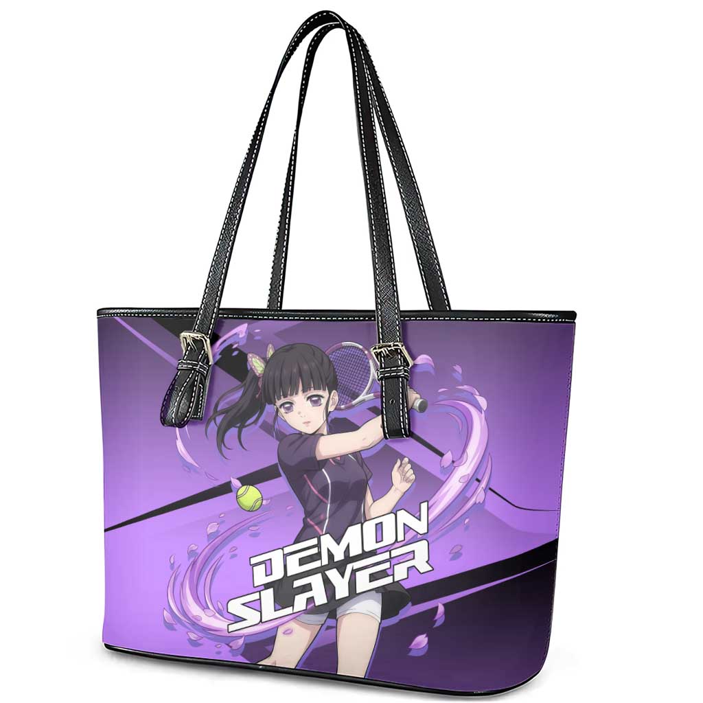 Kanao Tsuyuri Leather Tote Bag Demon Slayer Tennis Crossover Style