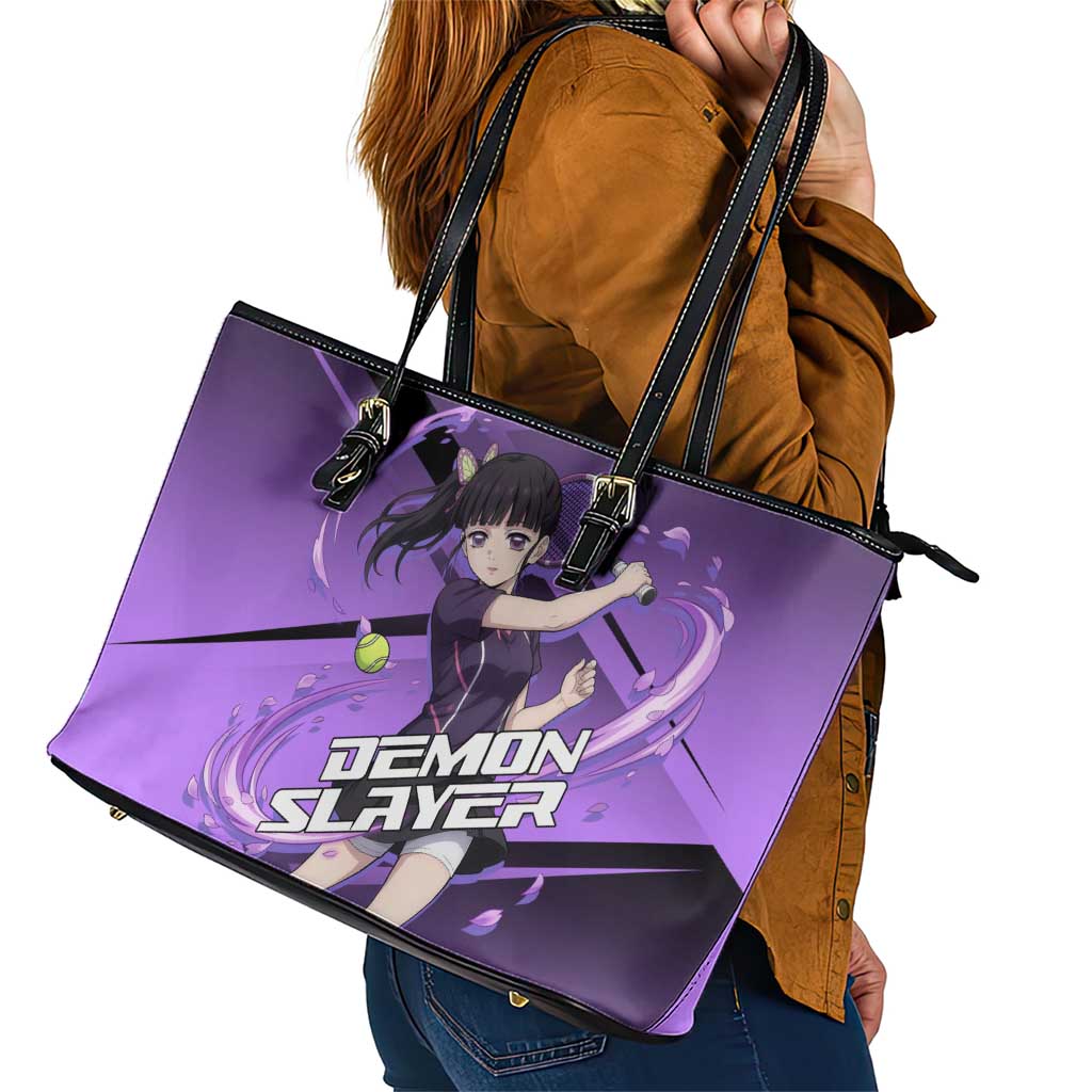 Kanao Tsuyuri Leather Tote Bag Demon Slayer Tennis Crossover Style