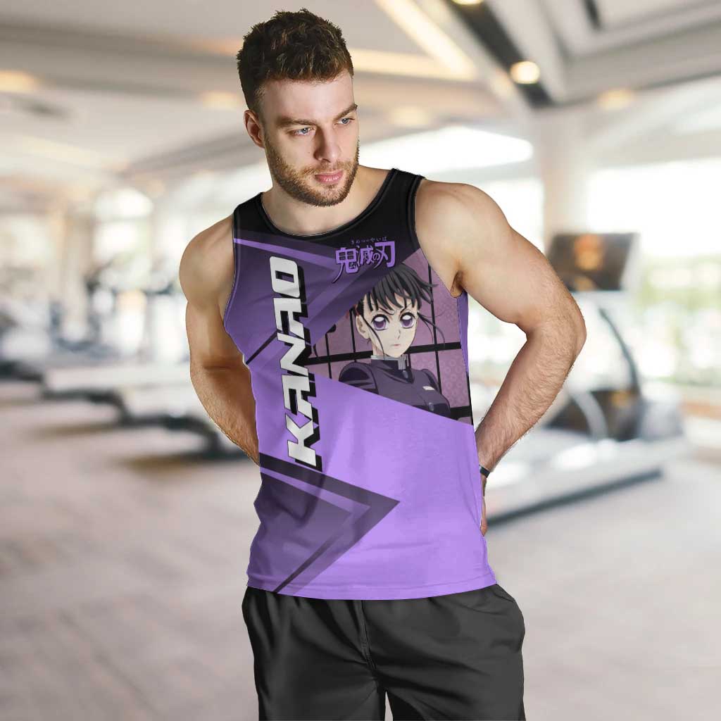 Kanao Tsuyuri Men Tank Top Demon Slayer Tennis Crossover Style