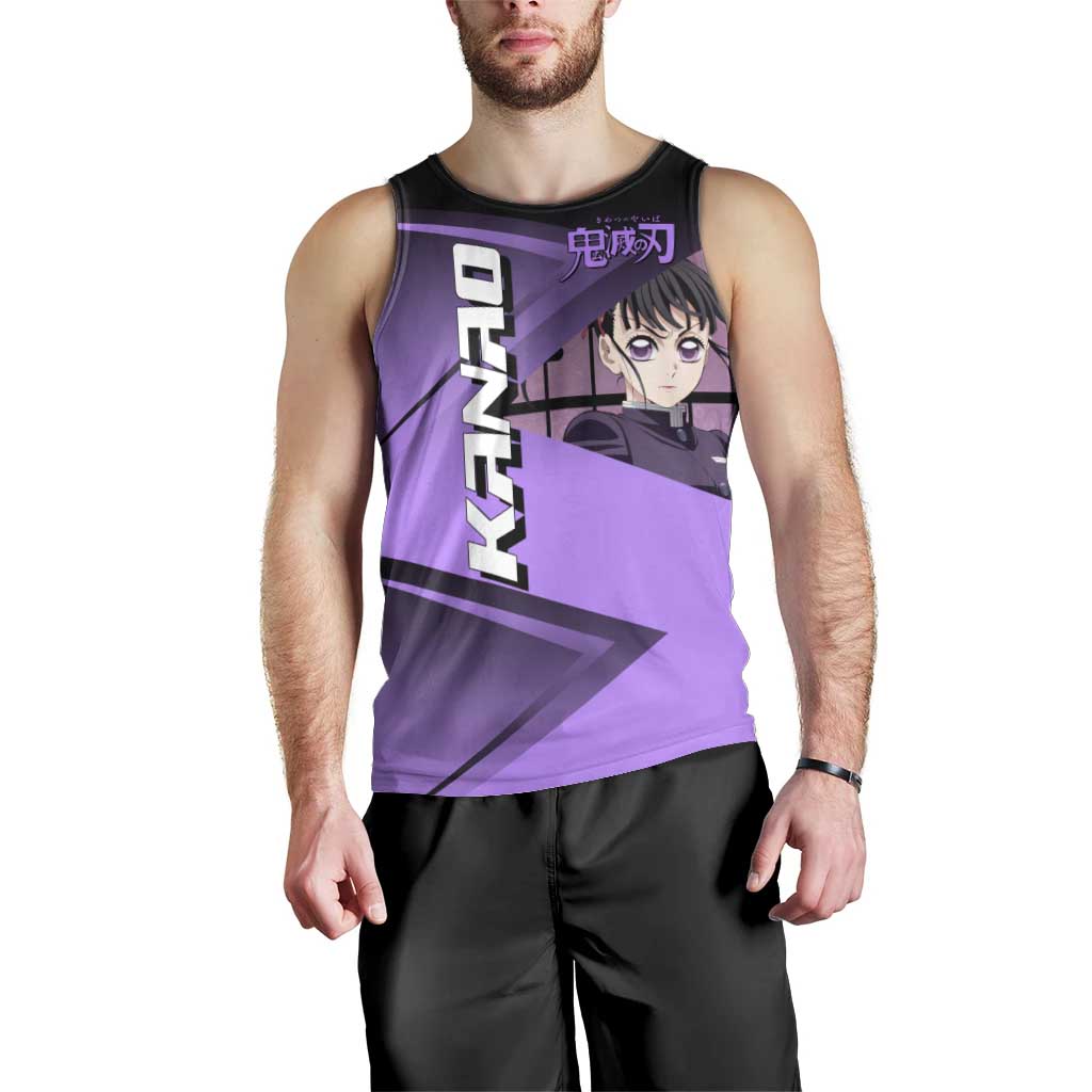 Kanao Tsuyuri Men Tank Top Demon Slayer Tennis Crossover Style