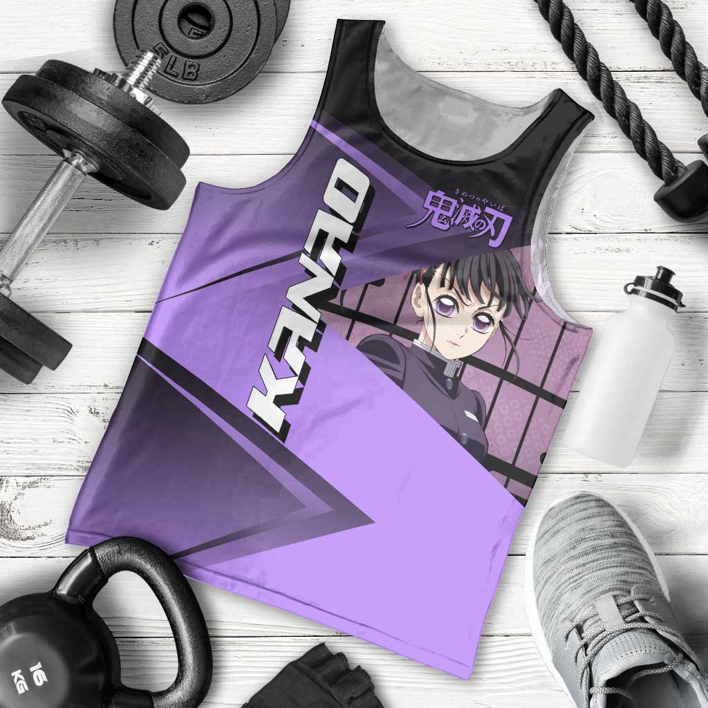 Kanao Tsuyuri Men Tank Top Demon Slayer Tennis Crossover Style