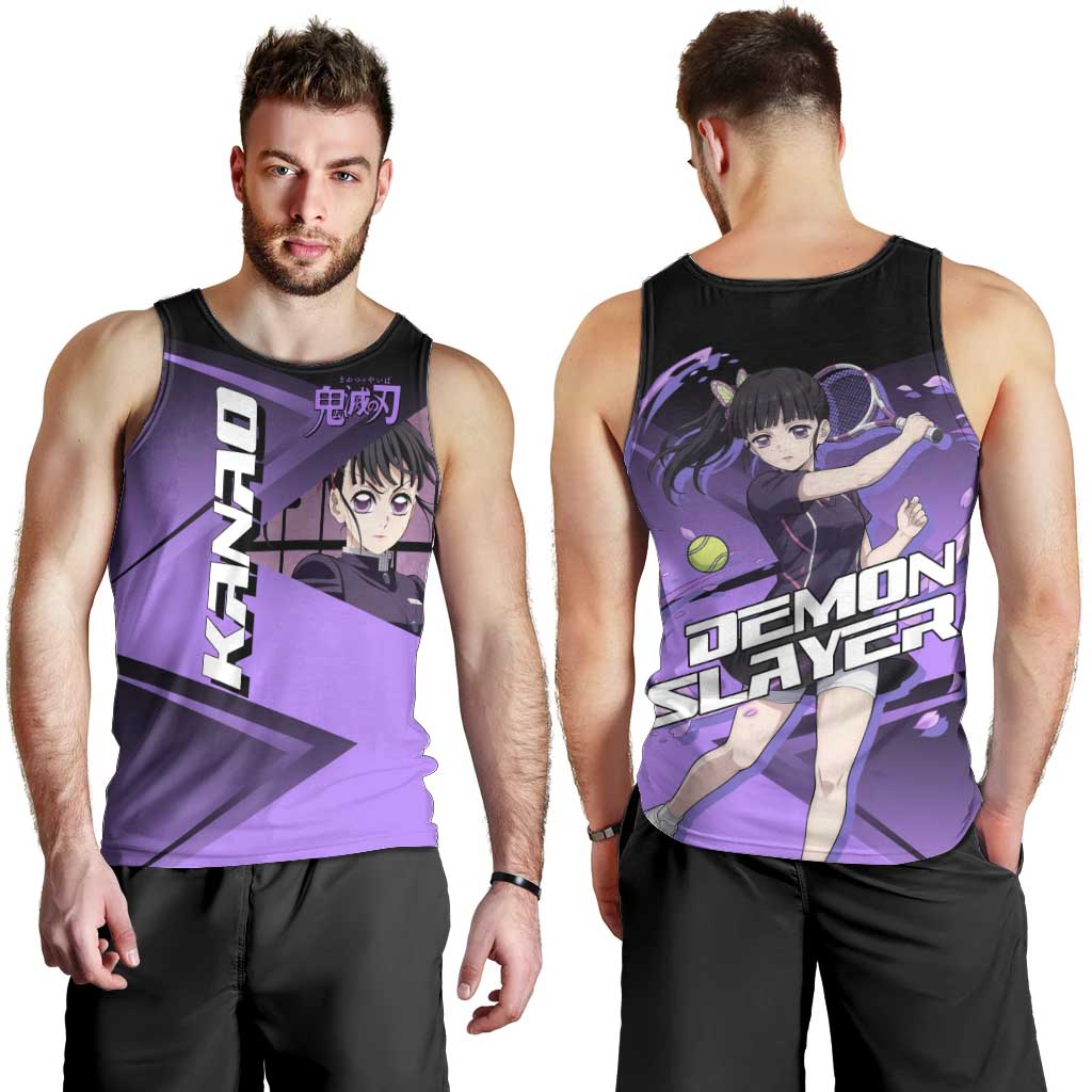 Kanao Tsuyuri Men Tank Top Demon Slayer Tennis Crossover Style