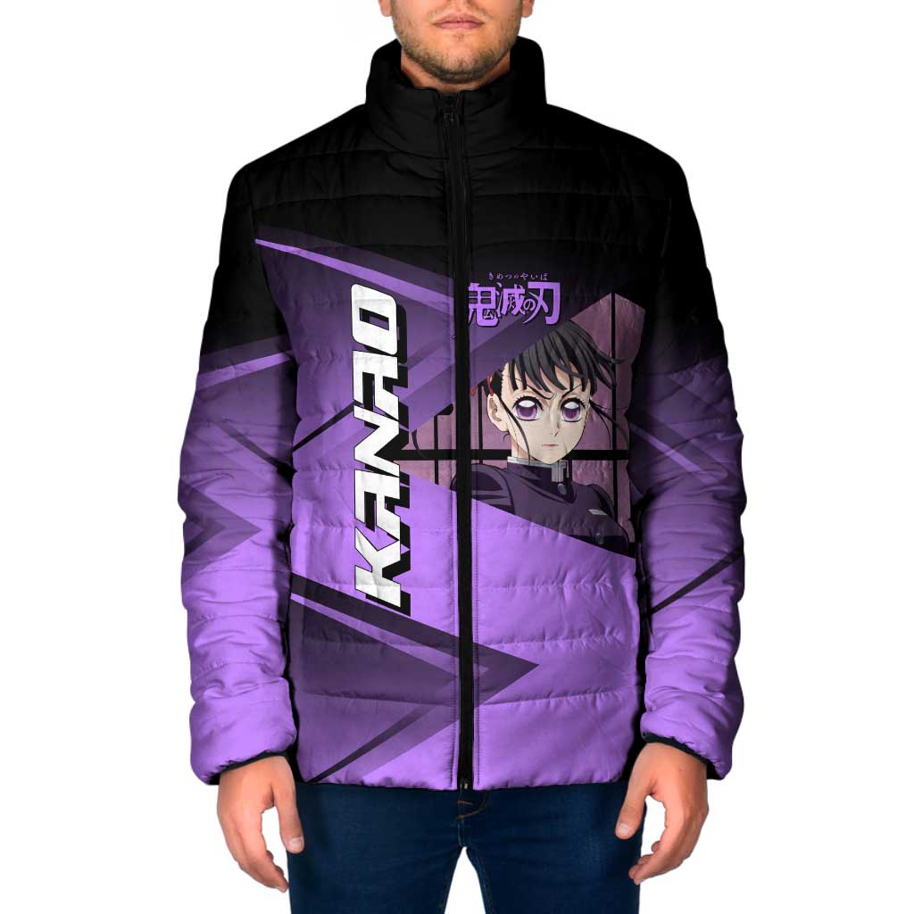 Kanao Tsuyuri Padded Jacket Demon Slayer Tennis Crossover Style