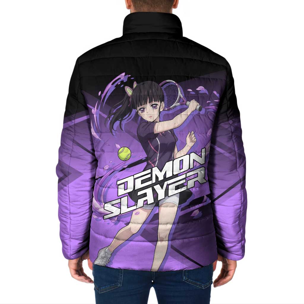 Kanao Tsuyuri Padded Jacket Demon Slayer Tennis Crossover Style