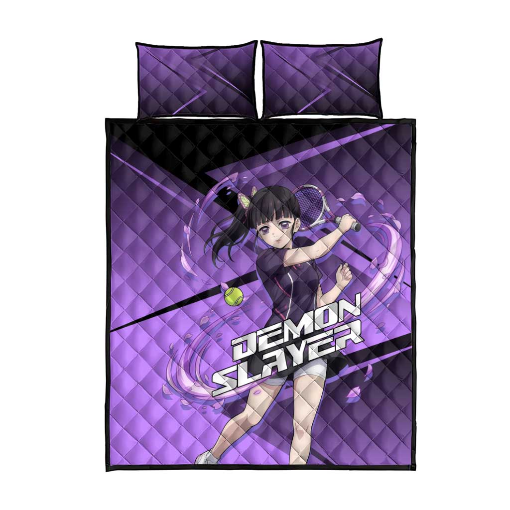 Kanao Tsuyuri Quilt Bed Set Demon Slayer Tennis Crossover Style